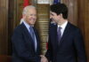 Biden celebrará una reunión bilateral virtual con el primer ministro de Canadá la próxima semana