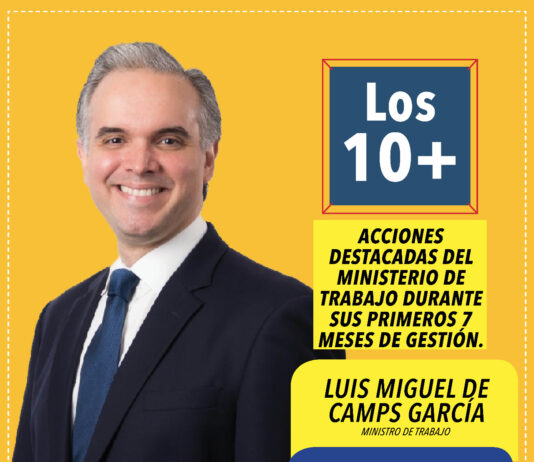 Acciones destacadas del Ministerio de Trabajo durante sus primeros 7 meses de gestión.