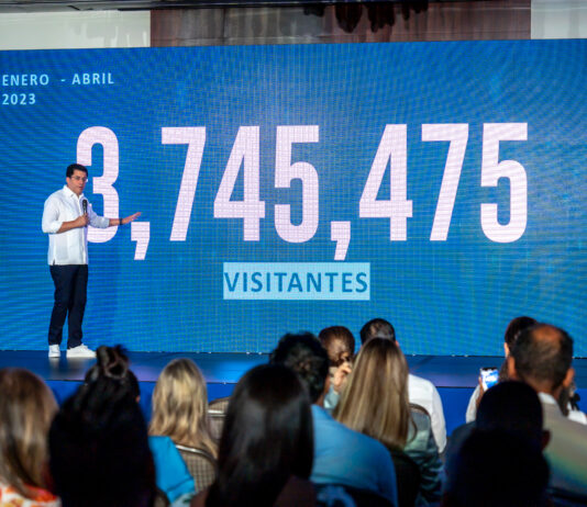 David Collado informa que han llegado 3.8 millones de visitantes en solo 4 meses